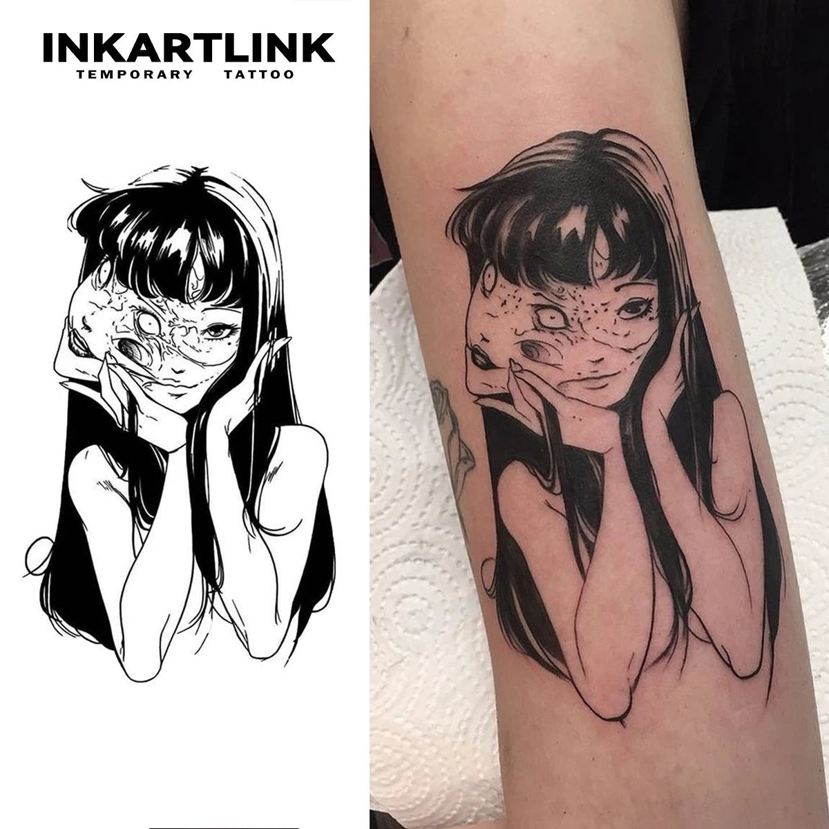 Tatouage Éphémère Jujutsu Kaisen – Satoru & Geto