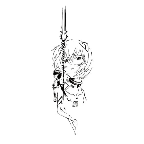 Tatouage Éphémère Anime – Style Manga Réaliste