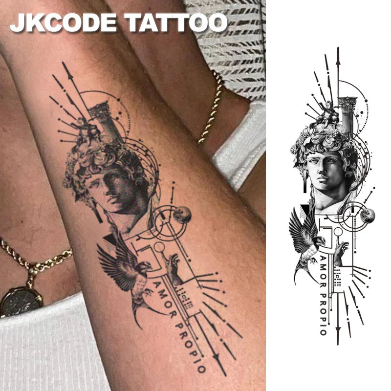 Tatouage Éphémère Mythologie Romaine – “Amor Propio”