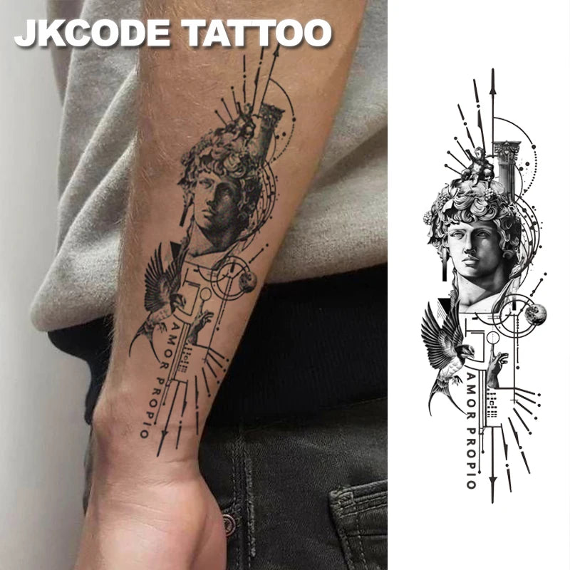 Tatouage Éphémère Mythologie Romaine – “Amor Propio”