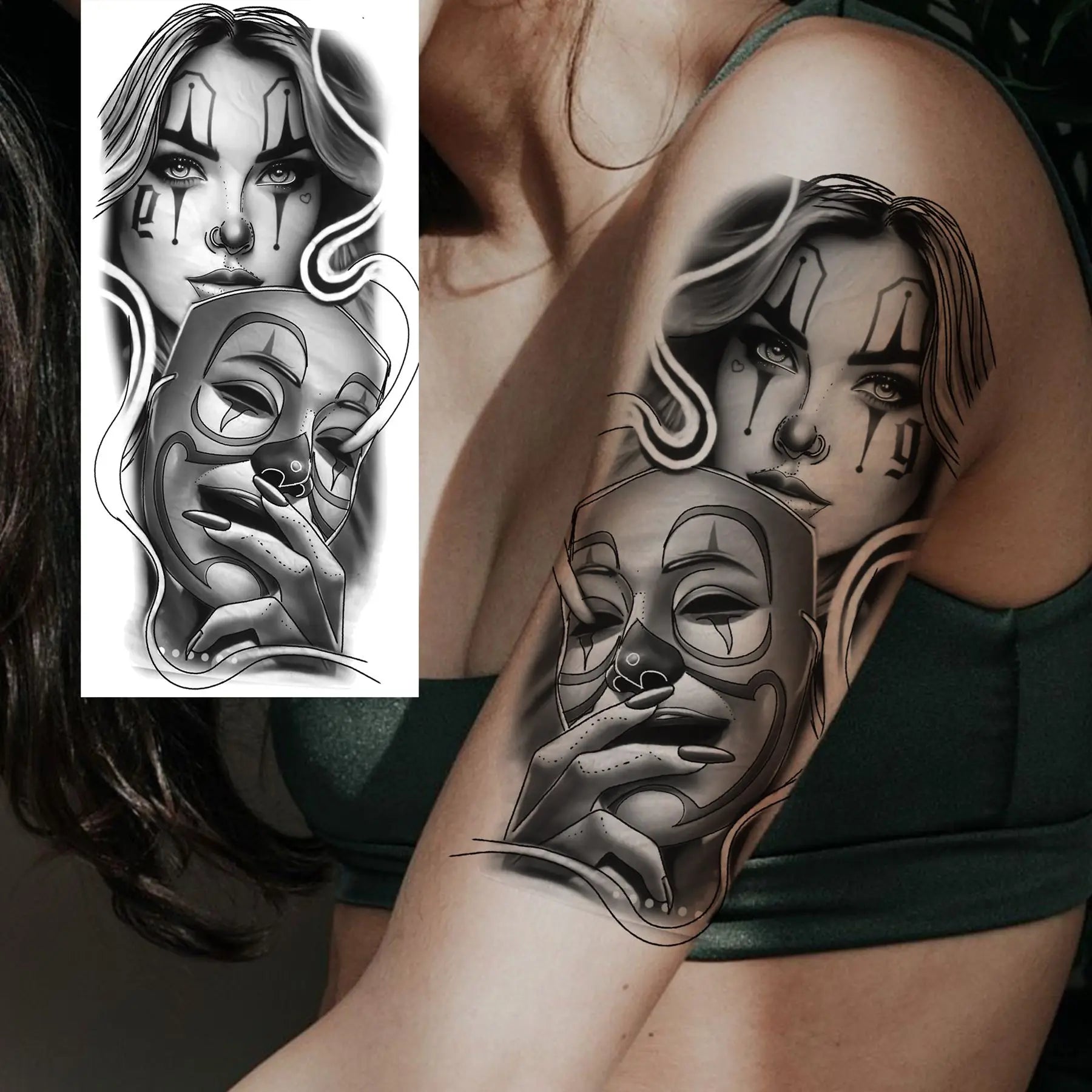 Tatouage Éphémère Artistique - Homme & Femme