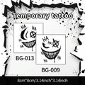 Tatouage Éphémère Horror – Visage Rieur Style Joker