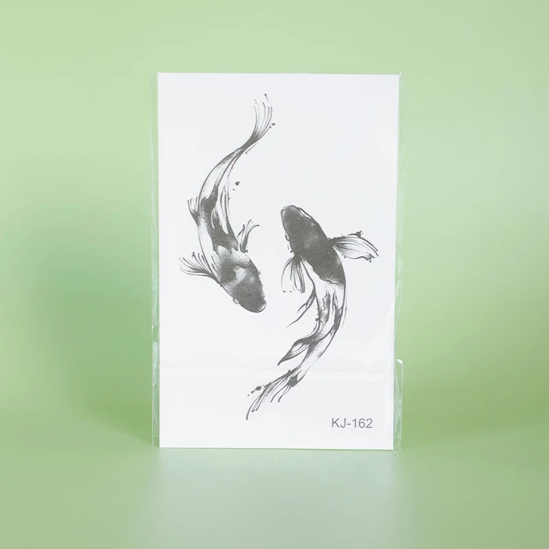 Tatouage Éphémère Carpe Koï – Waterproof 1 à 2 Semaines