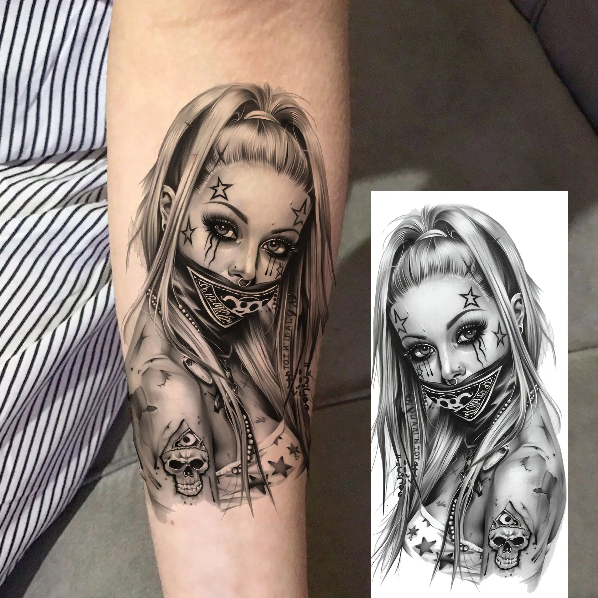 Tatouage Éphémère Artistique - Homme & Femme