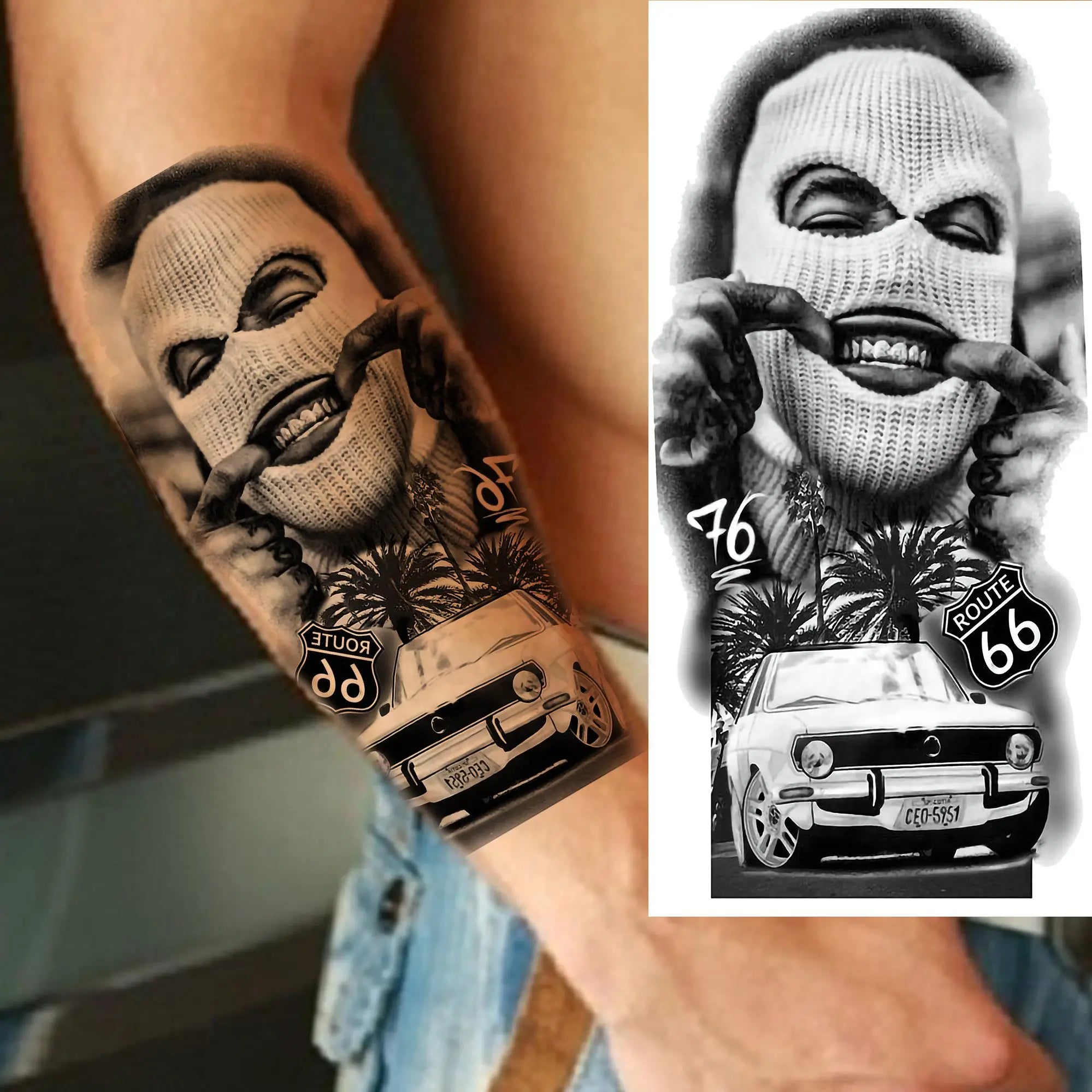 Tatouage Éphémère Artistique - Homme & Femme